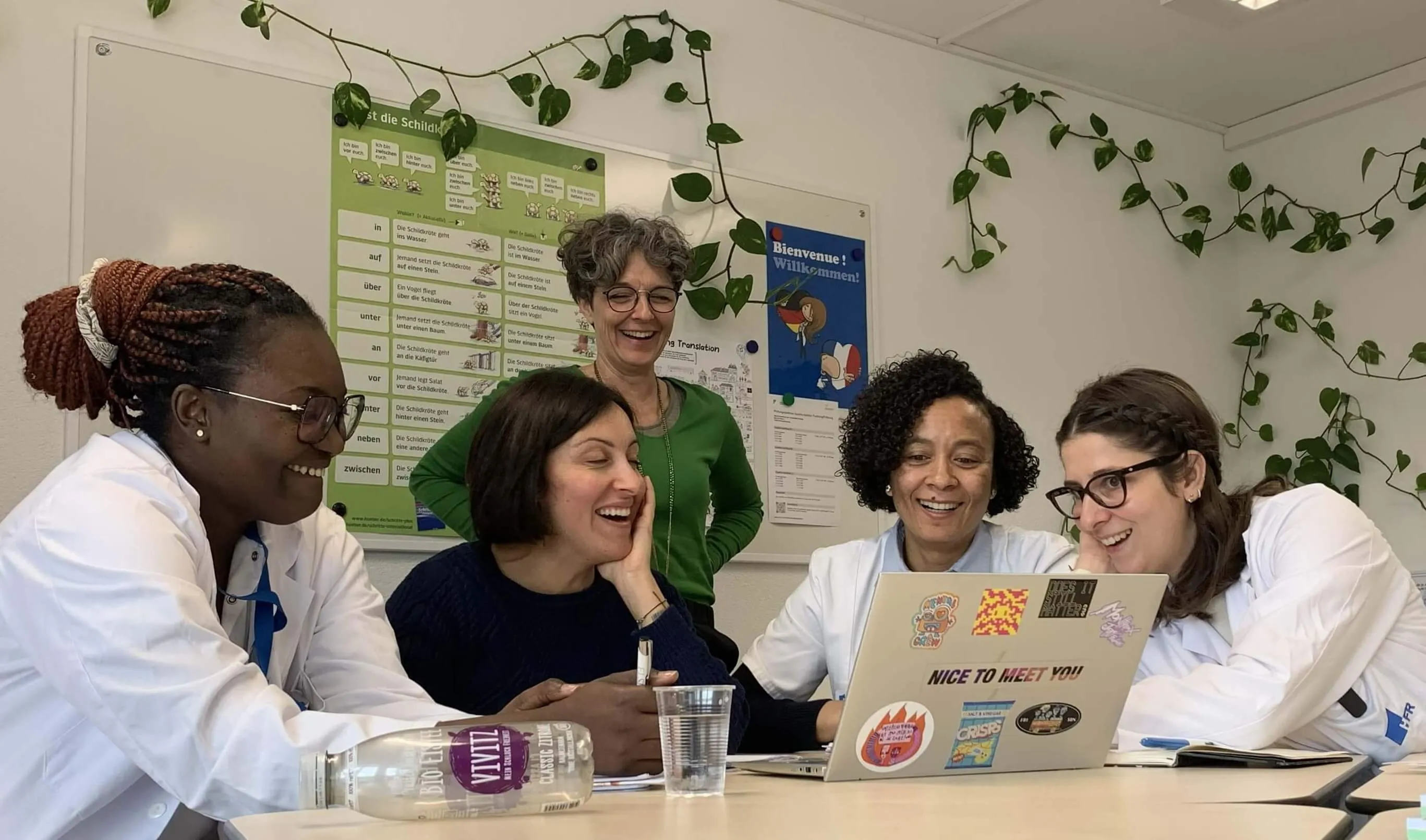 Jeu vidéo sérieux Hals und Beinbruch pour apprendre langue en milieu professionnel