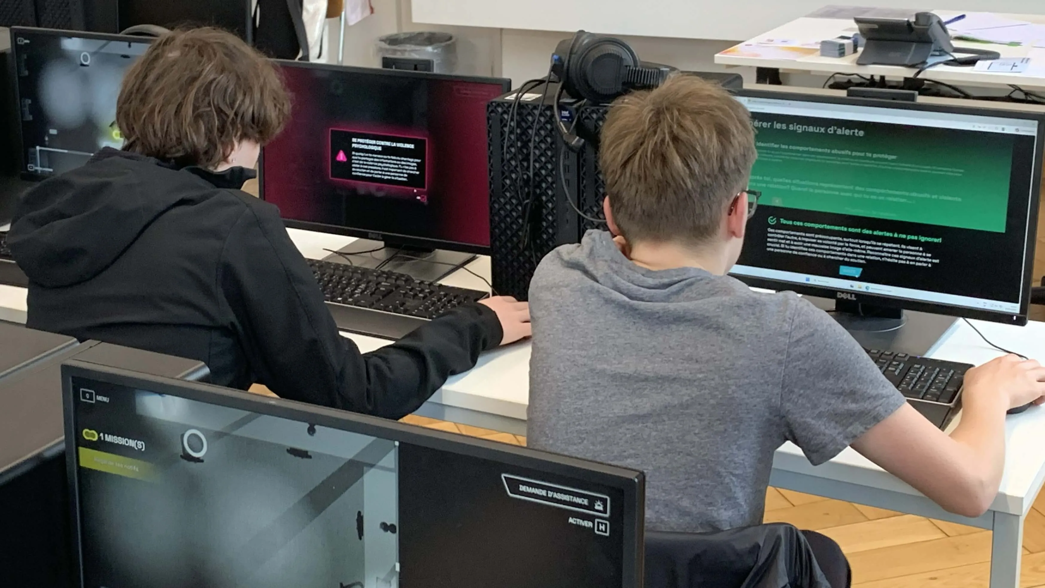 Images du jeu vidéo sérieux "ALTernatives" pour la sensibilisation et la prévention de la violence domestique en Suisse 04